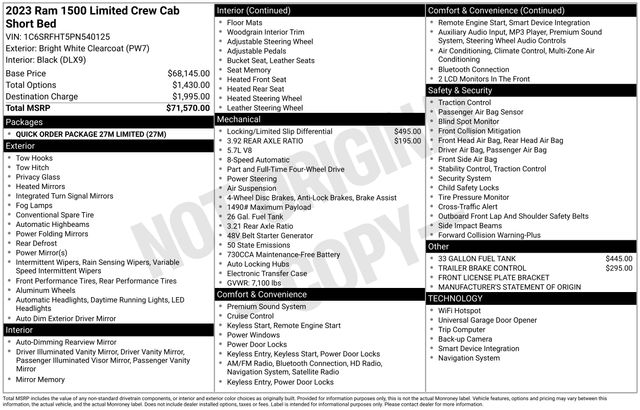 2023 RAM Ram 1500 Pickup Limited - Photo 15