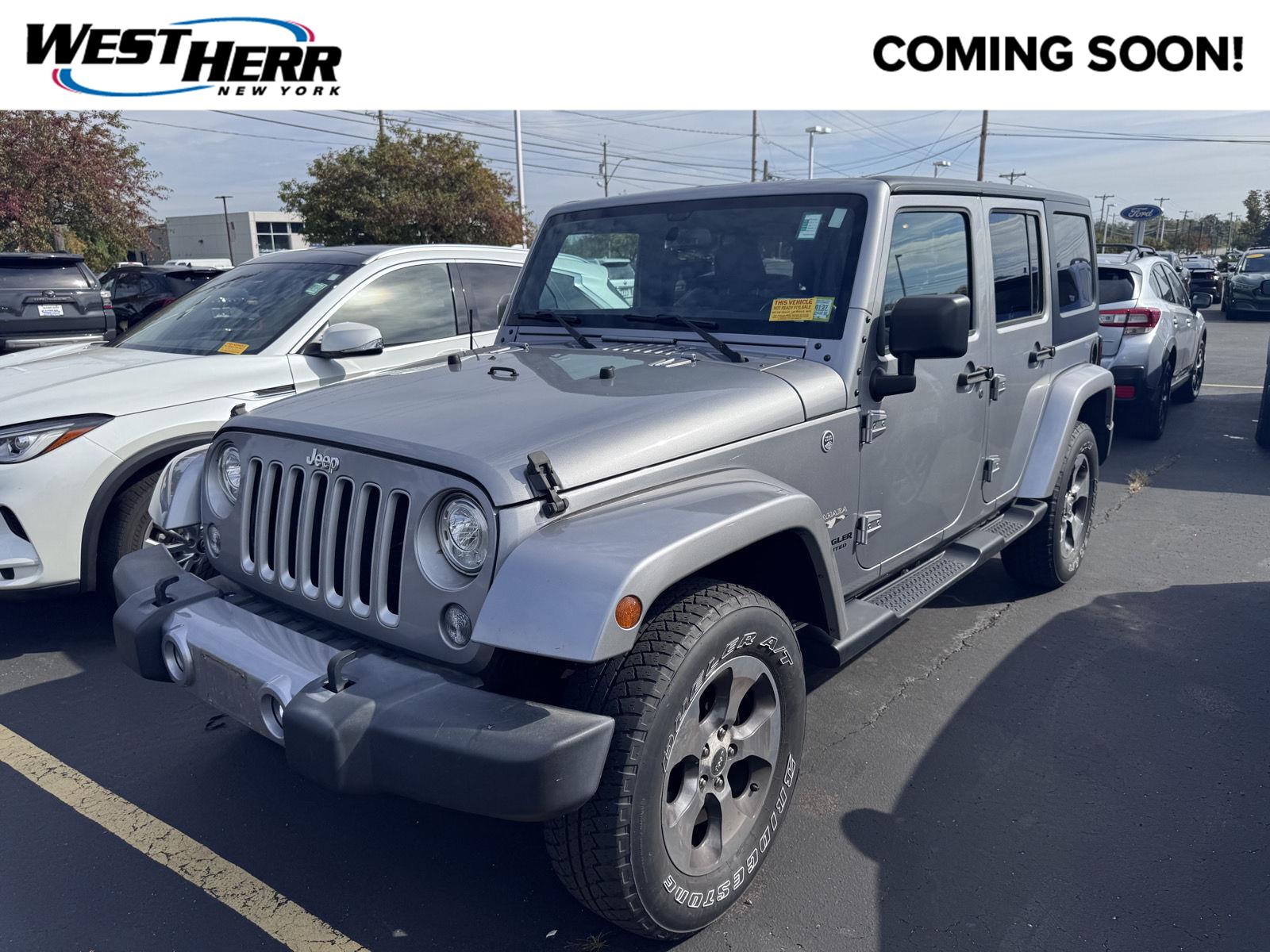 Used 2017 Jeep Wrangler Unlimited Sahara SUV