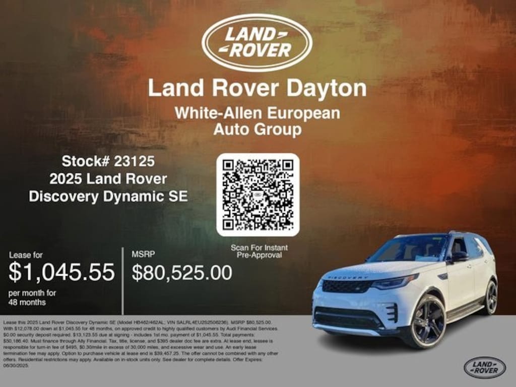New 2025 Land Rover Discovery Dynamic se SUV