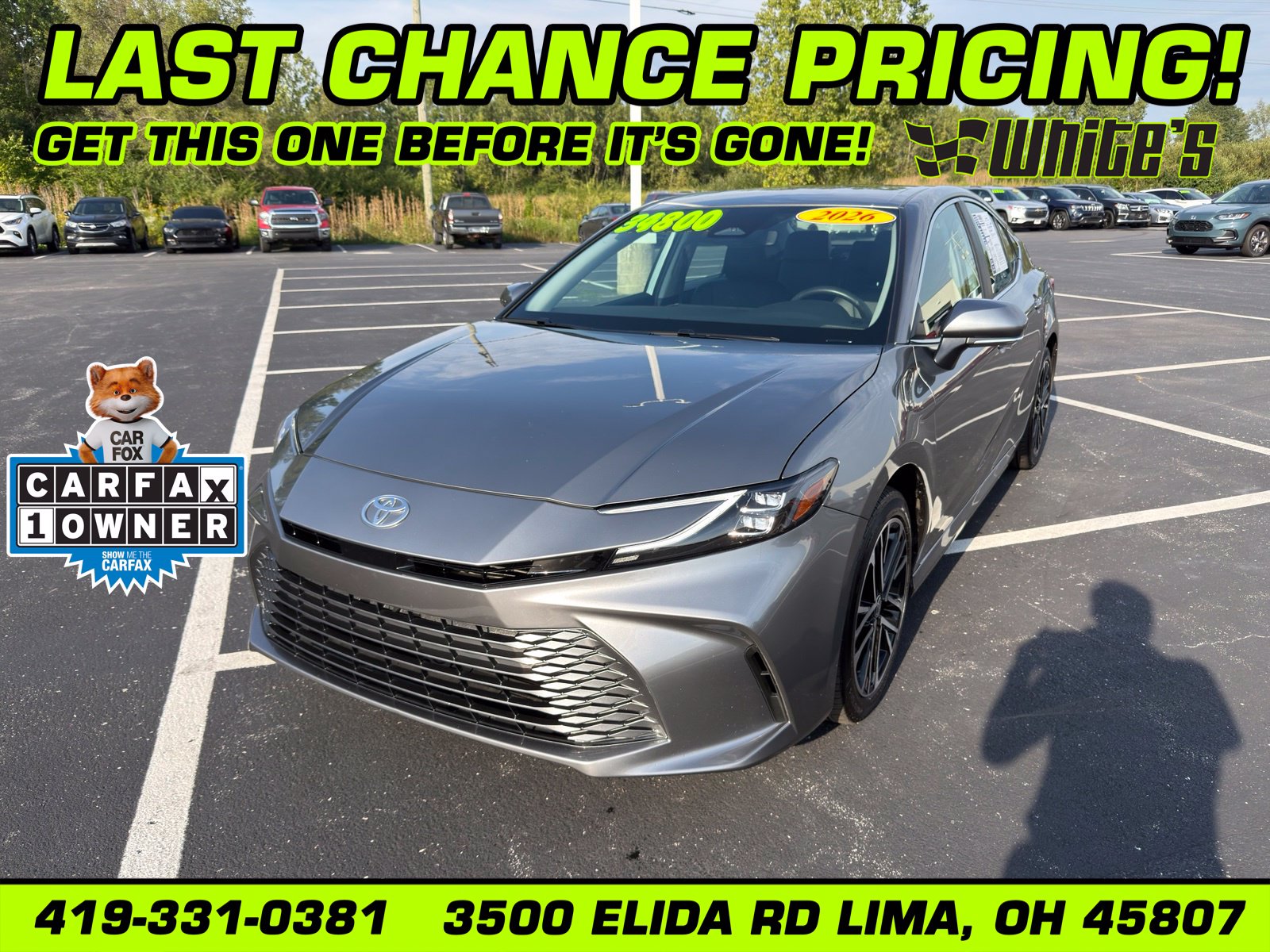 Used 2026 Toyota Camry XLE Sedan