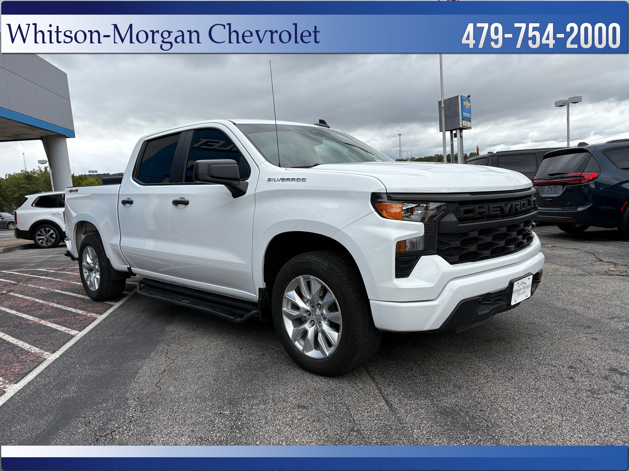Used 2024 Chevrolet Silverado 1500 Custom Truck Crew Cab