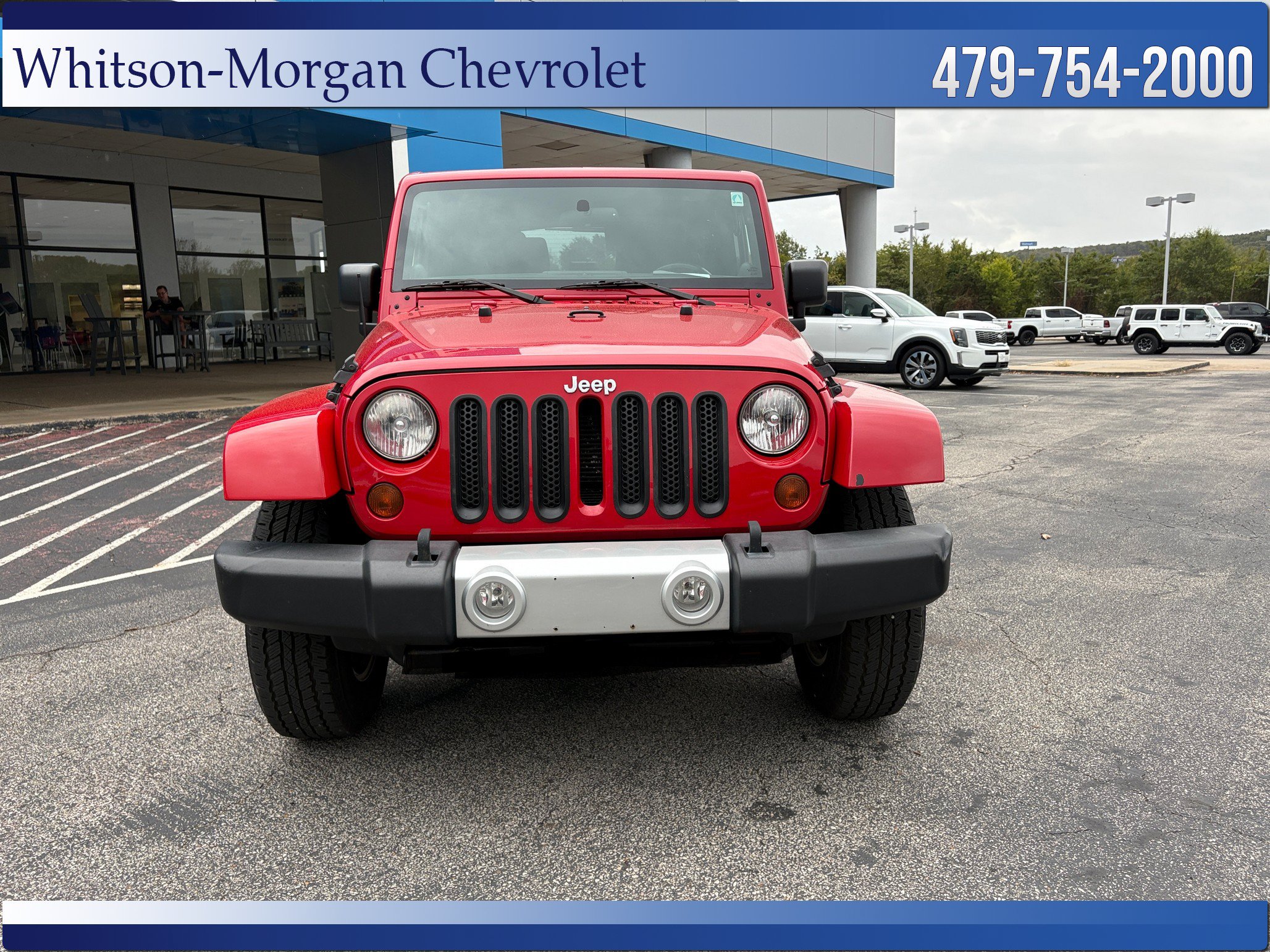 Used 2012 Jeep Wrangler Sahara with VIN 1C4AJWBG4CL133684 for sale in Clarksville, AR