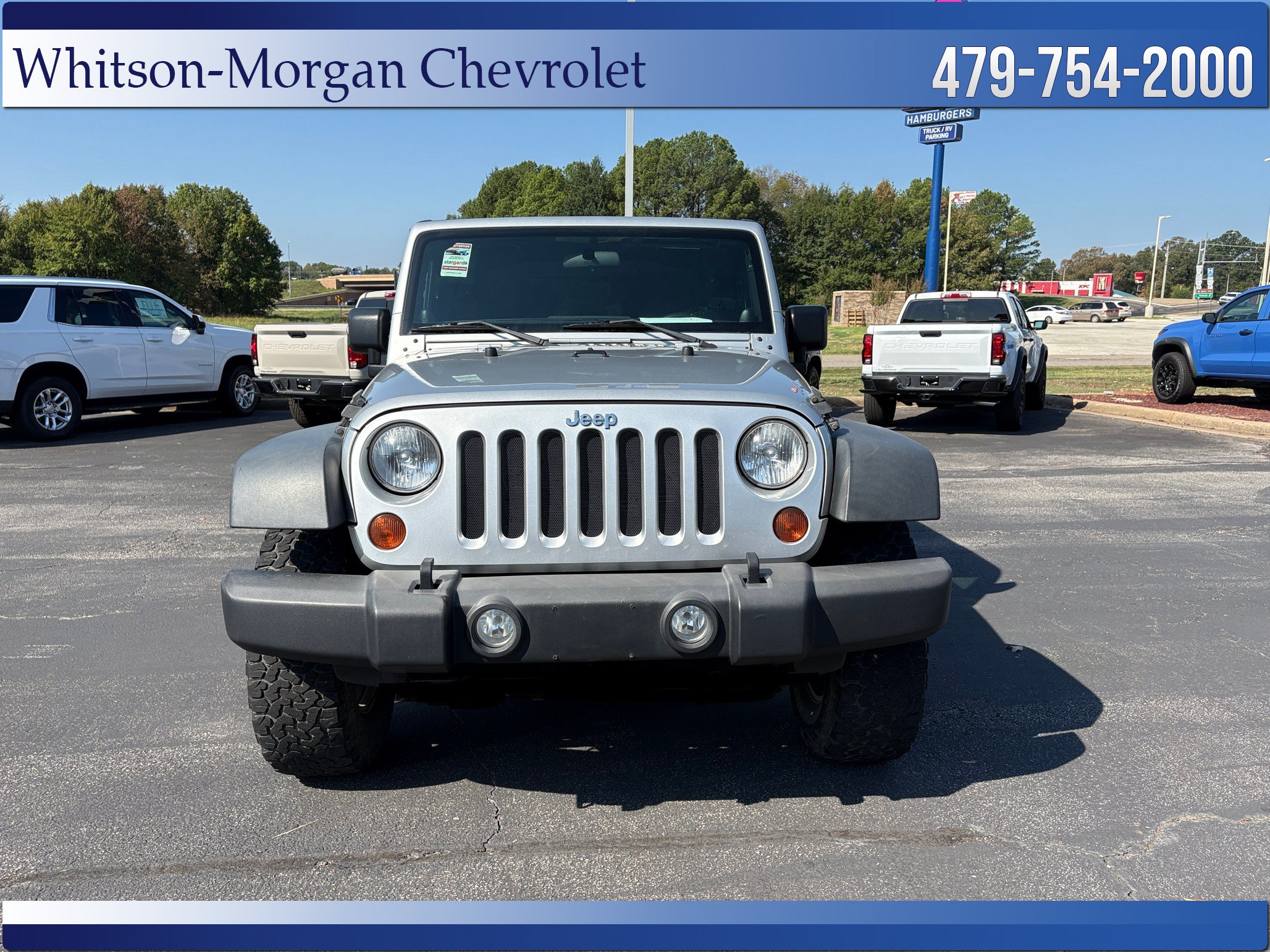 Used 2012 Jeep Wrangler Sport with VIN 1C4GJWAG9CL186599 for sale in Clarksville, AR