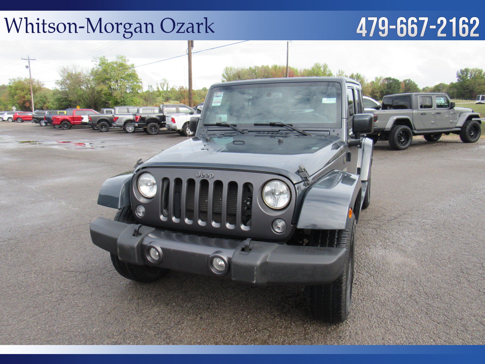 Used 2016 Jeep Wrangler Unlimited Freedom Edition with VIN 1C4BJWDG3GL217454 for sale in Ozark, AR