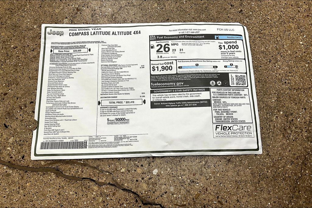 2026 Jeep Compass Latitude Altitude - Photo 15