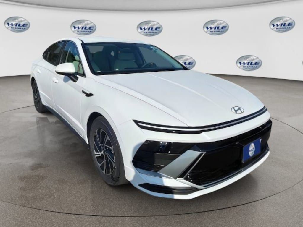 New 2026 Hyundai Sonata Hybrid Blue Sedan