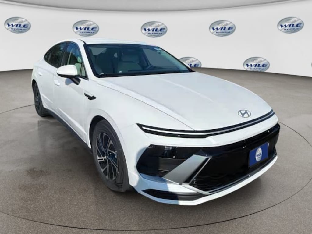 New 2026 Hyundai Sonata Hybrid Blue Sedan