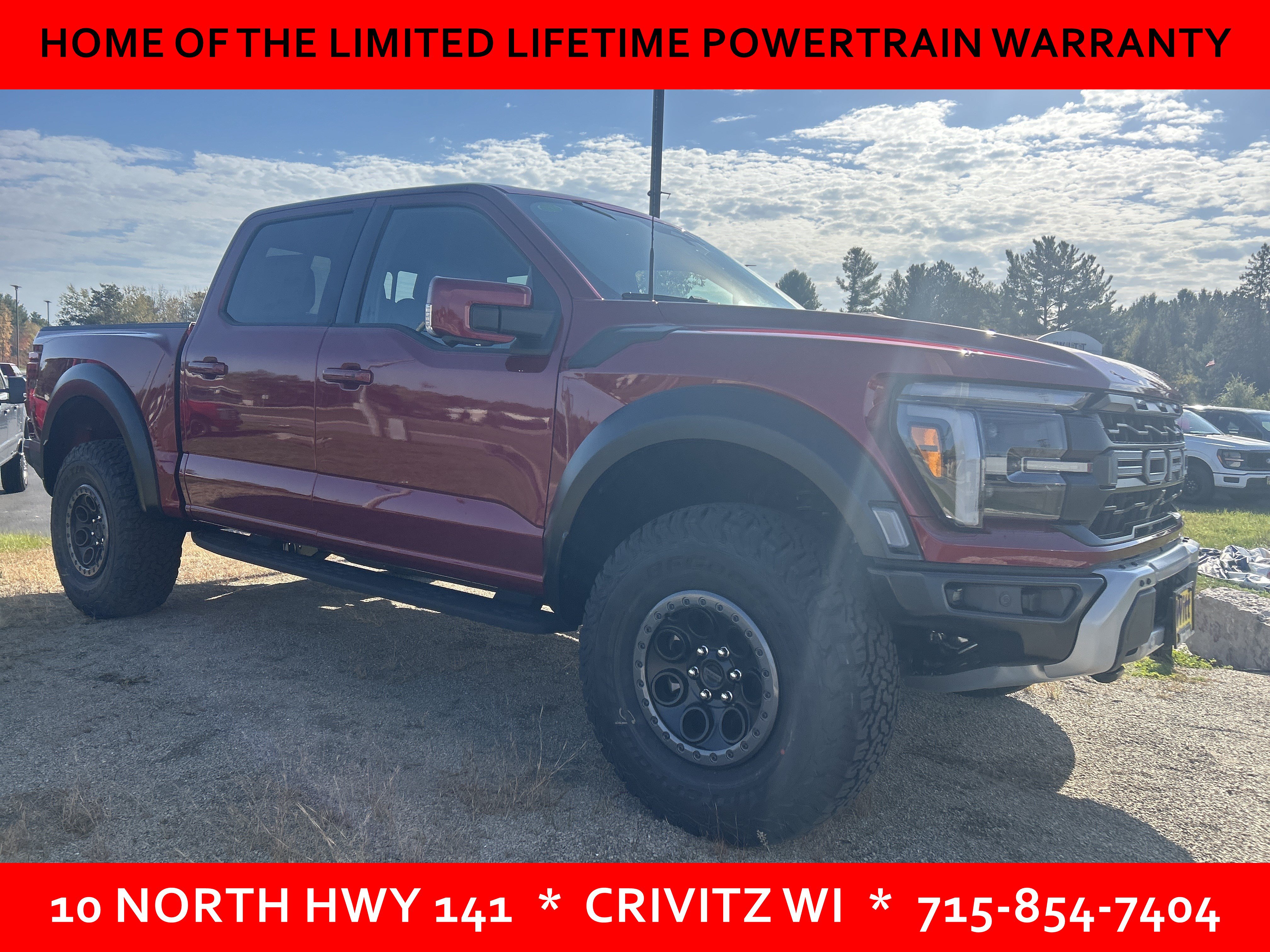 New 2026 Ford F-150 Raptor Raptor 4WD SuperCrew 5.5 Box