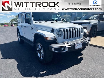 Used 2022 Jeep Wrangler Unlimited Sahara SUV for Sale in Carroll, IA
