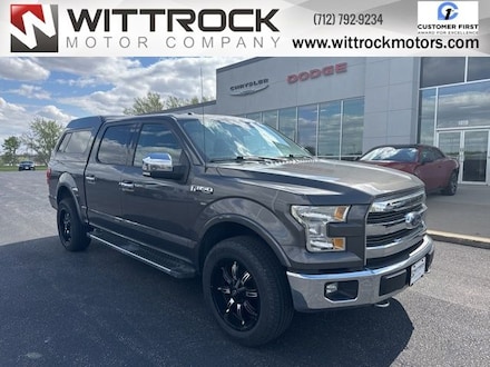 Used 2015 Ford F-150 Lariat Truck SuperCrew Cab for Sale in Carroll, IA