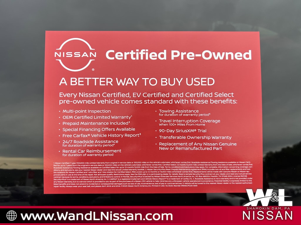 Certified 2025 Nissan Murano SV SUV