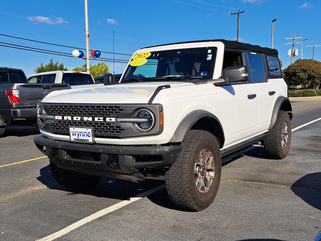 Certified 2022 Ford Bronco Badlands Badlands Advanced 4x4