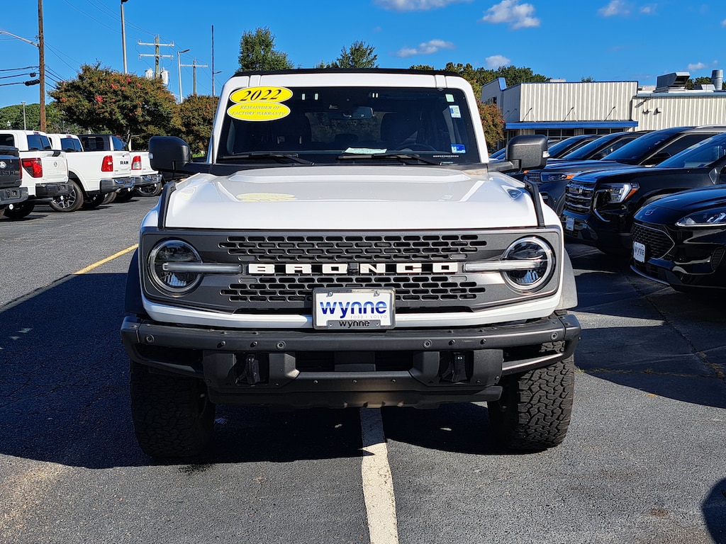 Certified 2022 Ford Bronco Badlands Badlands Advanced 4x4
