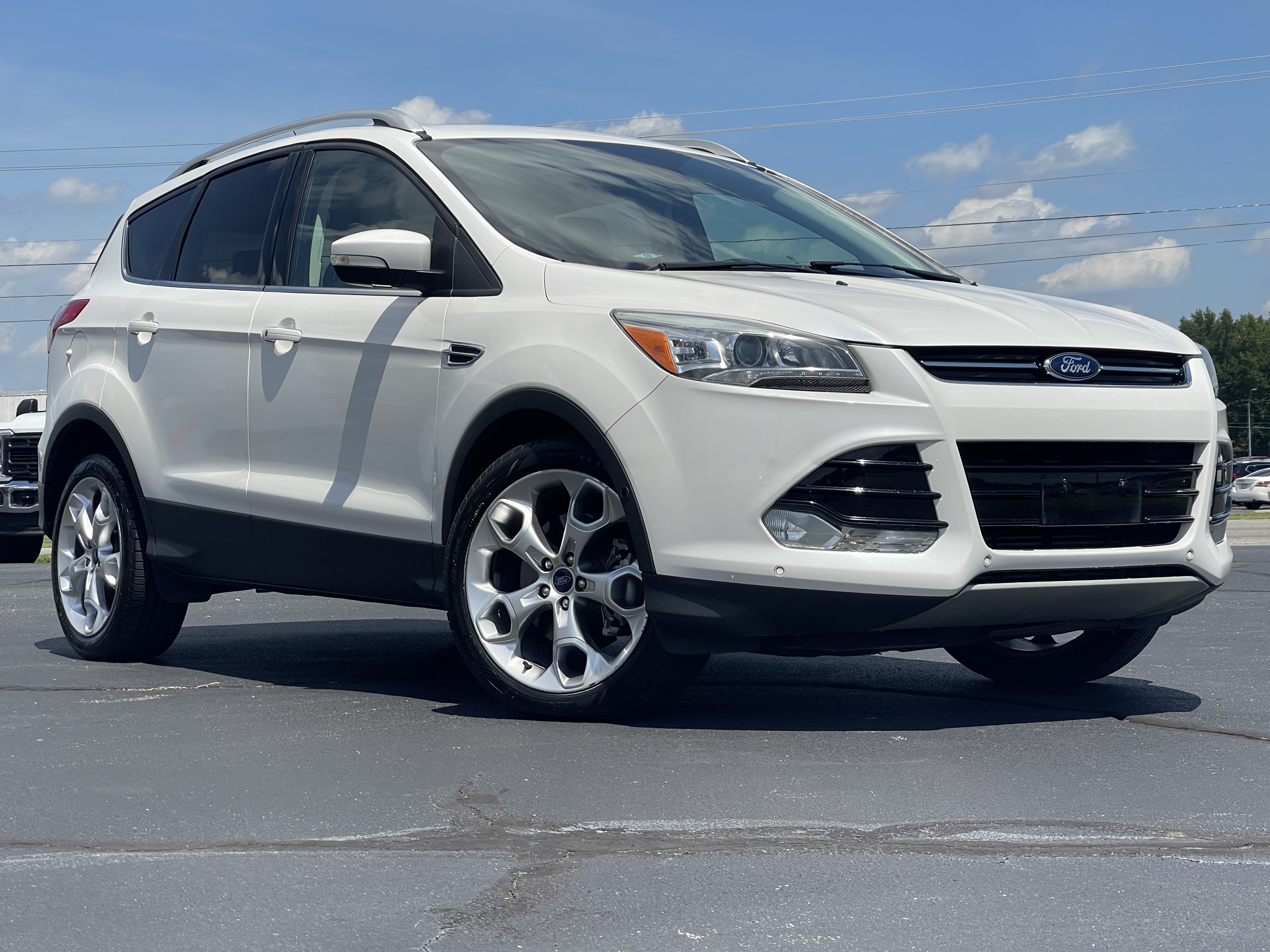 Used 2015 Ford Escape Titanium with VIN 1FMCU0J95FUC85337 for sale in La Grange, NC