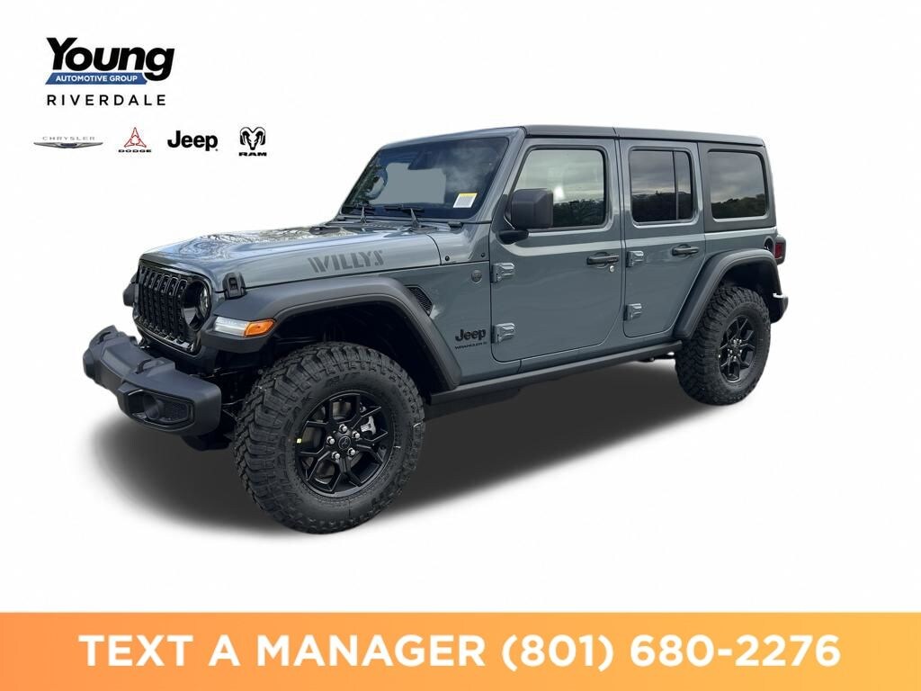 New 2026 Jeep Wrangler 4-DOOR WILLYS Sport Utility