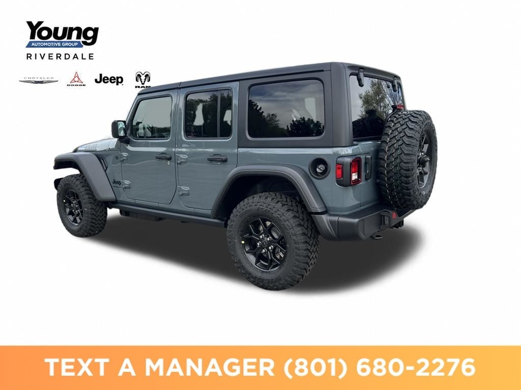 New 2026 Jeep Wrangler 4-DOOR WILLYS Sport Utility