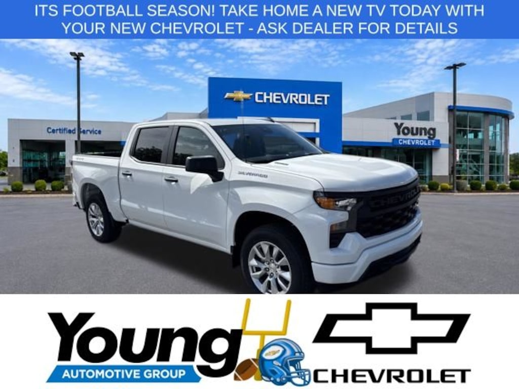 New 2026 Chevrolet Silverado 1500 Custom Truck Crew Cab