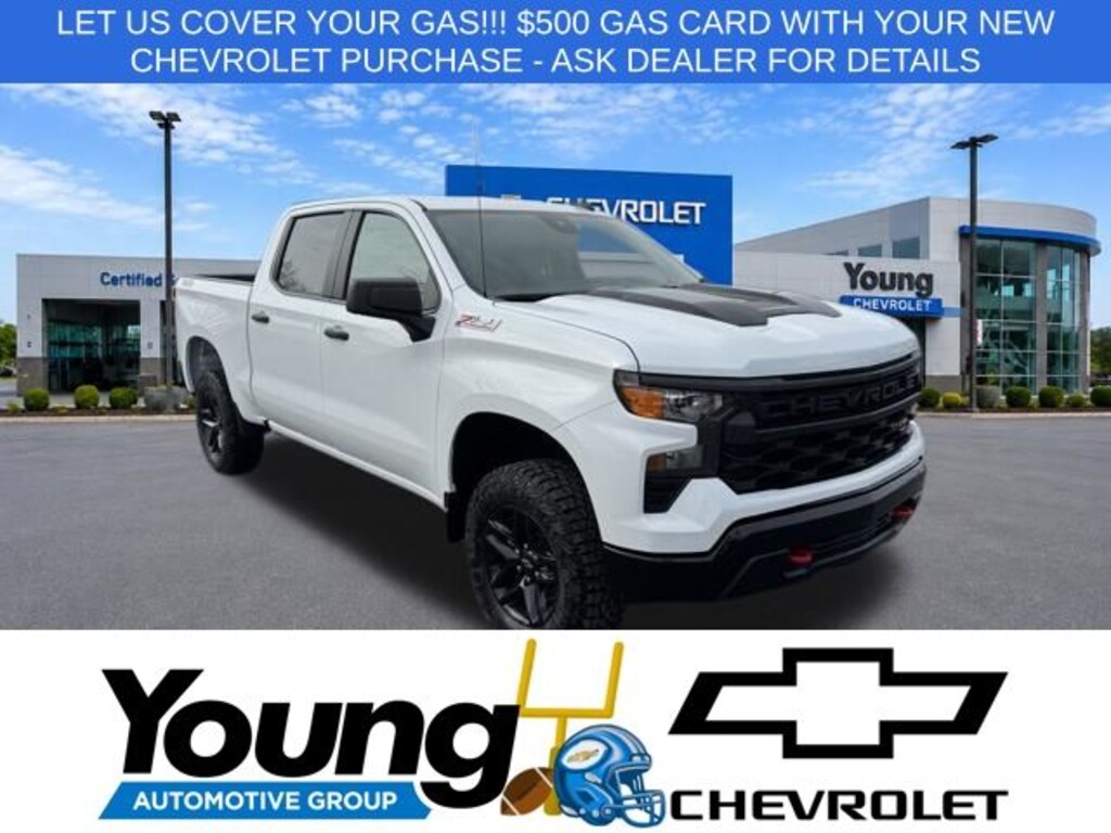 New 2026 Chevrolet Silverado 1500 Custom Trail Boss Truck Crew Cab