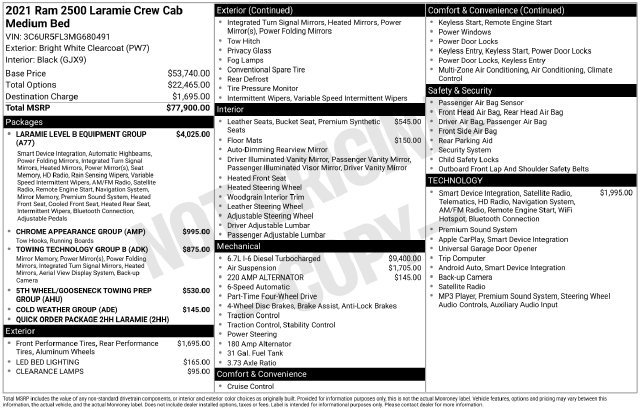 2021 RAM Ram 2500 Pickup Laramie - Photo 46