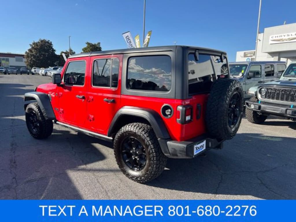 Used 2021 Jeep Wrangler Unlimited Willys SUV