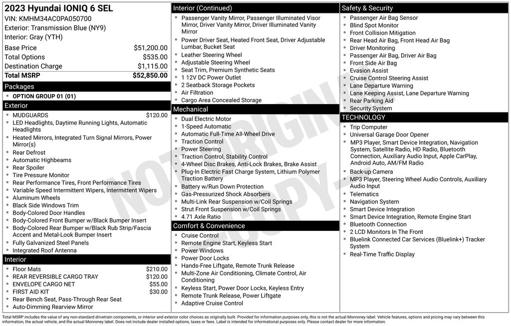2023 Hyundai IONIQ 6 SEL - Photo 34