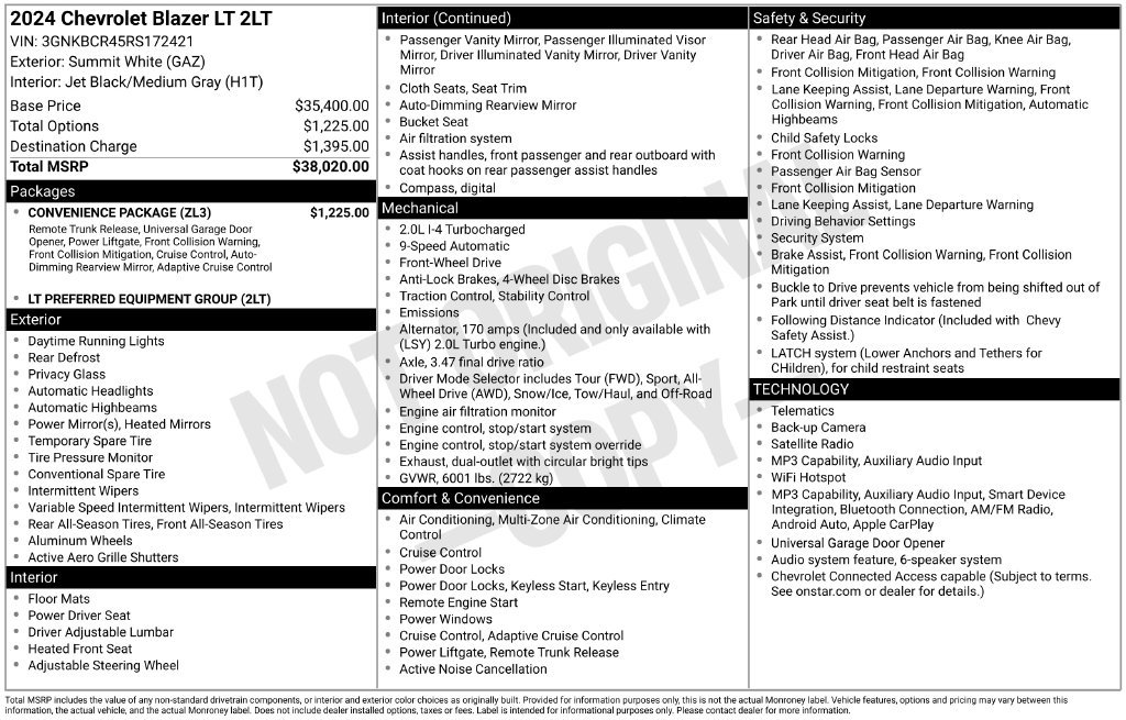 2024 Chevrolet Blazer 2LT - Photo 33