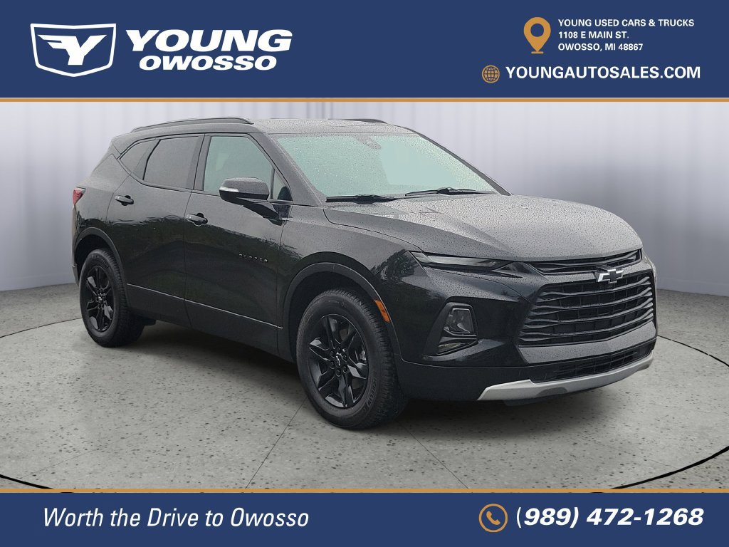 Used 2021 Chevrolet Blazer 2LT with VIN 3GNKBCR43MS555055 for sale in Owosso, MI