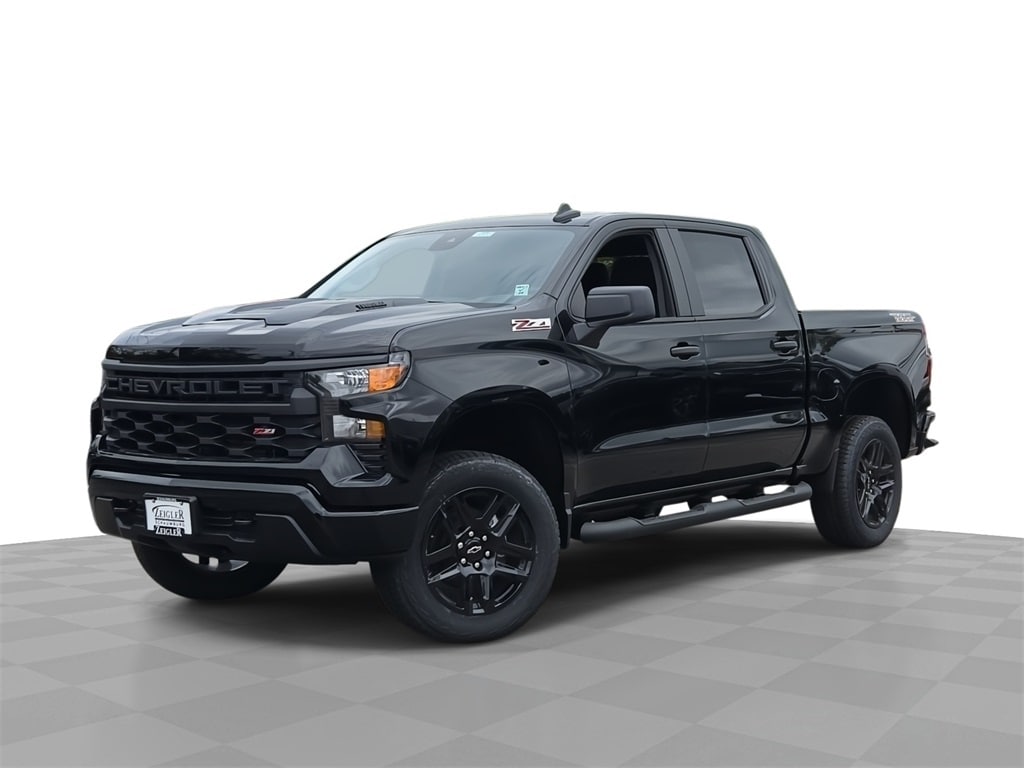 New 2025 Chevrolet Silverado 1500 Custom Trail Boss Truck Crew Cab