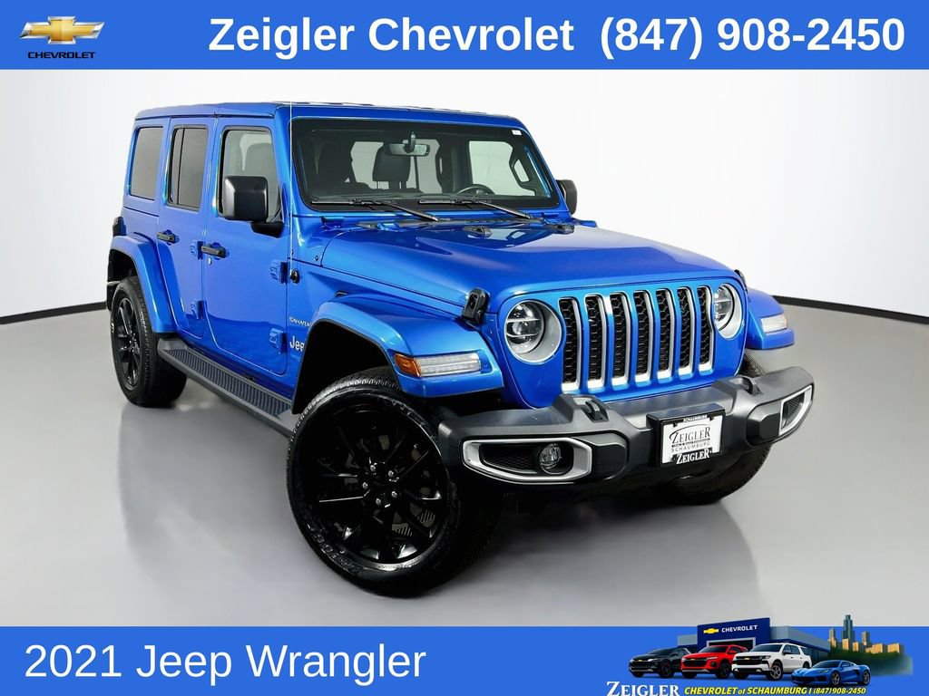 Used 2021 Jeep Wrangler 4xe Unlimited Sahara 4x4 SUV