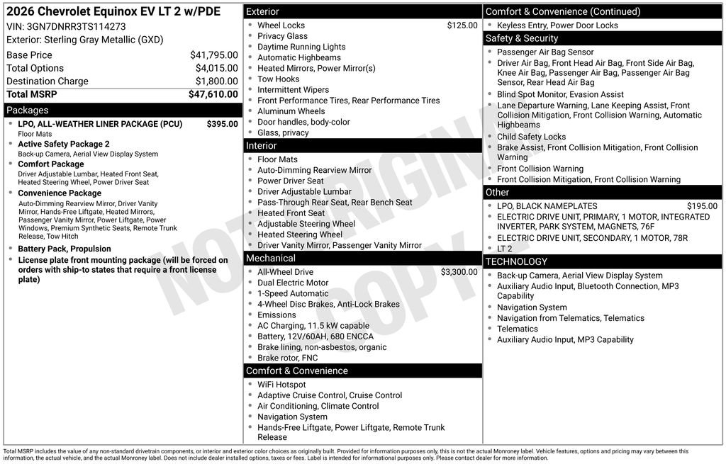 2026 Chevrolet Equinox EV 2LT - Photo 32